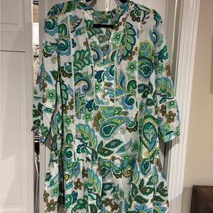 Floral Paisley Tunic Dress